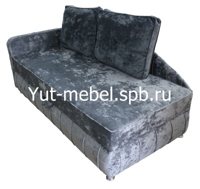 Тахта кровать " Мишель-2 " 900*1900 темно-серый блисс