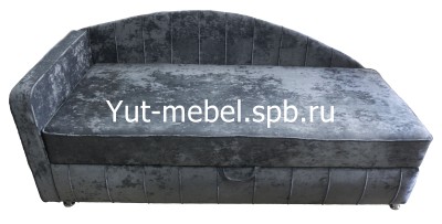 Тахта кровать " Мишель-2 " 900*1900 темно-серый блисс