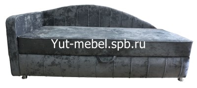 Тахта кровать " Мишель-2 " 900*1900 темно-серый блисс