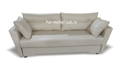 Еврософа  " Амстердам "  белая кожа