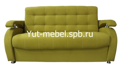 Диван-кровать " Аккордеон-1 " 1400*1900 горчичный велюр