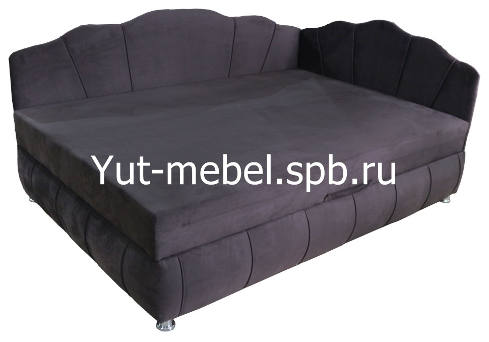 Тахта-кровать " Мишель Ракушка Г " коричневый форест