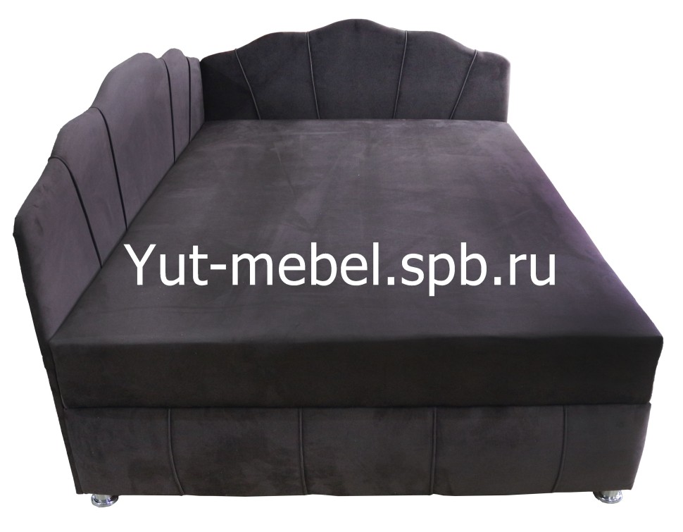 Тахта-кровать " Мишель Ракушка Г " коричневый форест