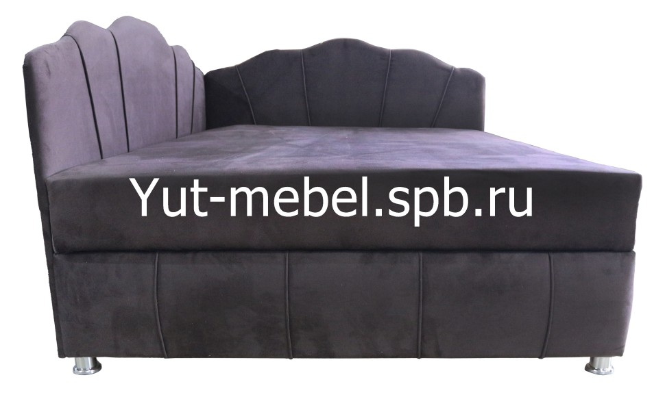 Тахта-кровать " Мишель Ракушка Г " коричневый форест