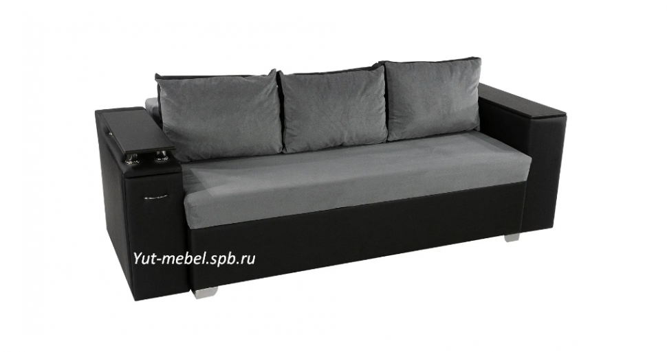 Еврософа "Стамбул" с баром серый