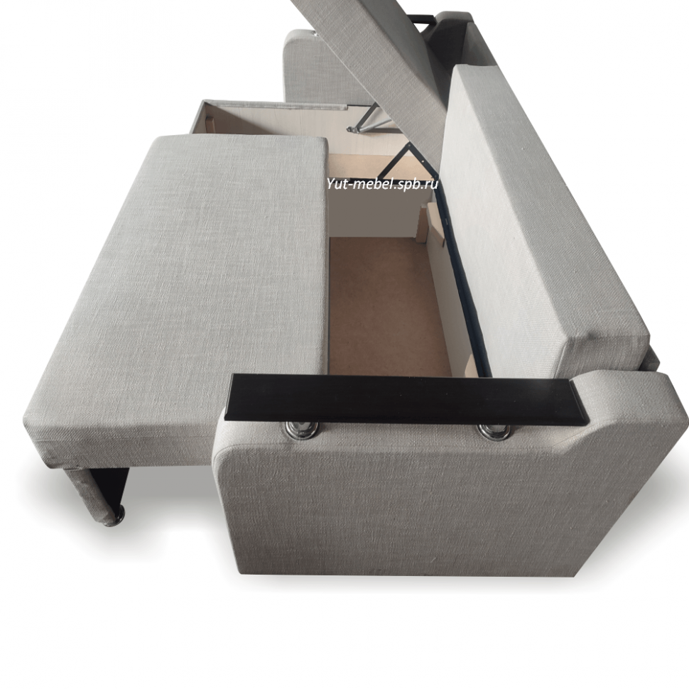 Угловой диван " Николь" бежевая рогожка