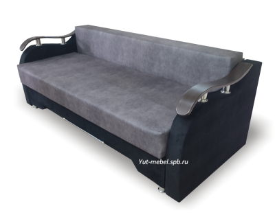 Евро-софа "Наполеон" серый велюр