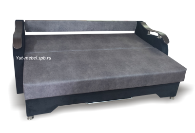 Евро-софа "Наполеон" серый велюр