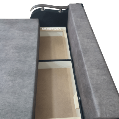 Евро-софа "Наполеон" серый велюр