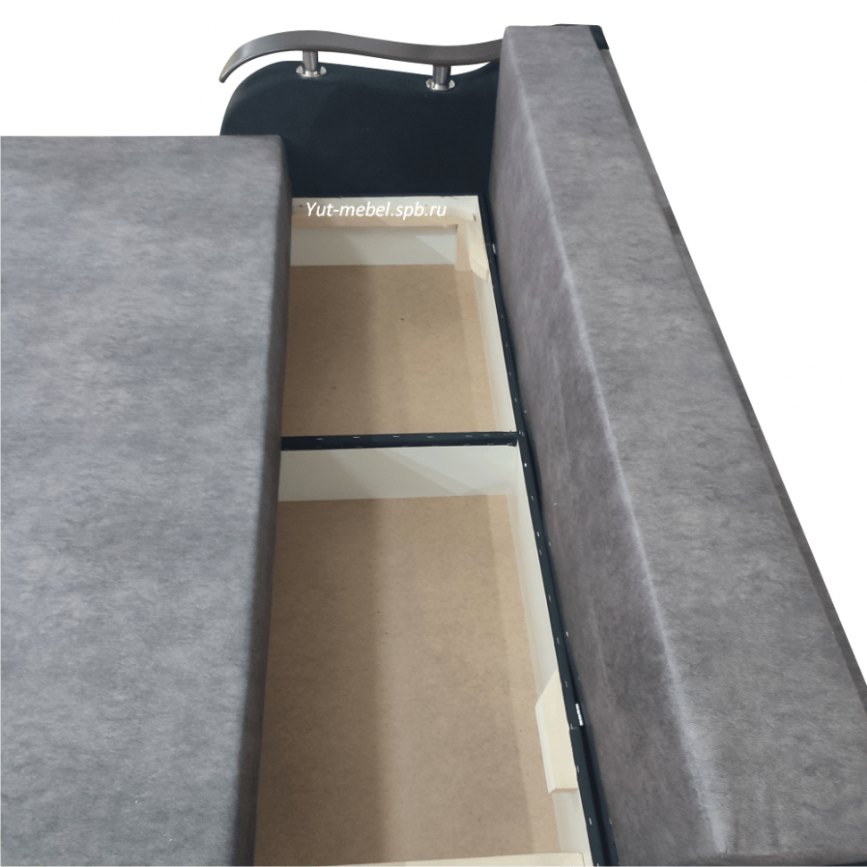 Евро-софа "Наполеон" серый велюр