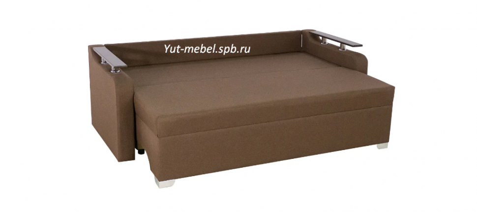 Еврософа " Николь " коричневая рогожка