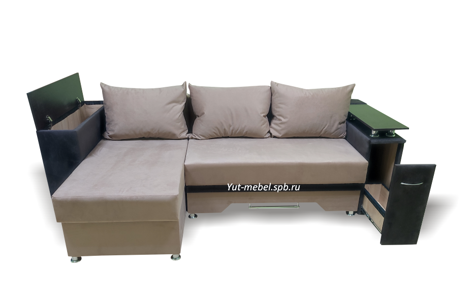 Угловой диван " Барселона " с баром