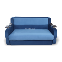 Выкатной диван   «Дубай» синий велюр