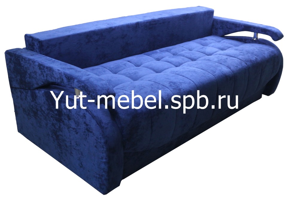 Евро-софа " Мэнфис" темно синий блисс