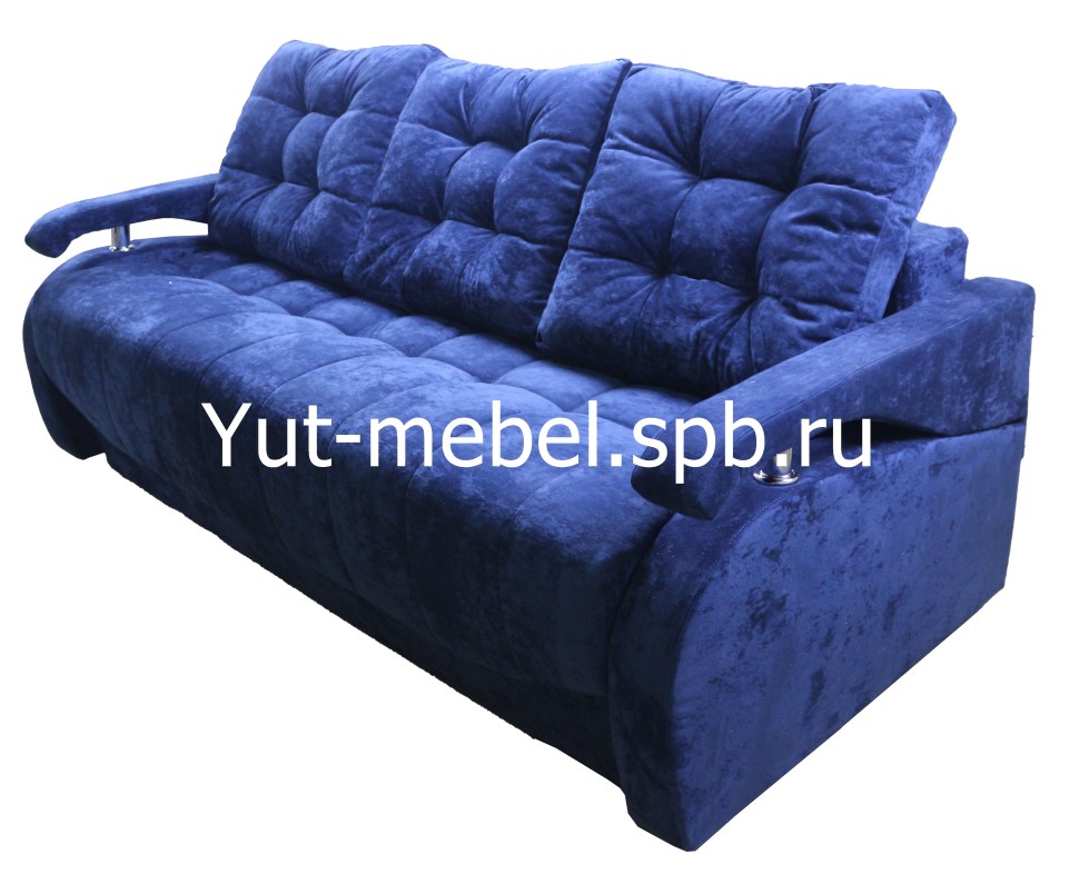 Евро-софа " Мэнфис" темно синий блисс