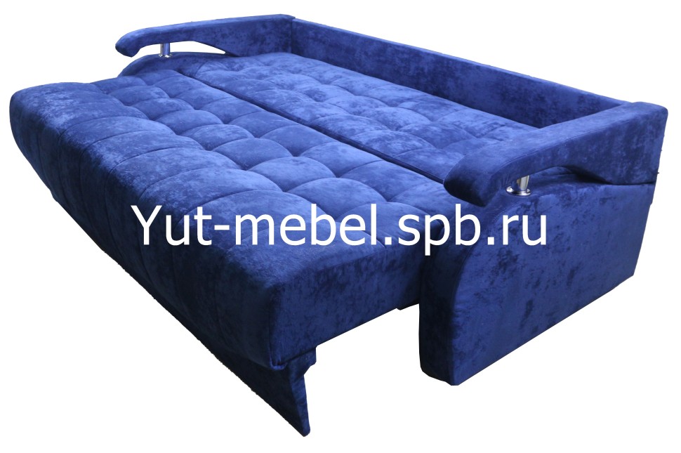 Евро-софа " Мэнфис" темно синий блисс