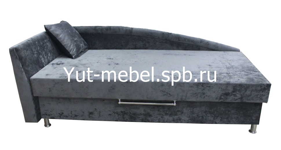 Тахта-кровать " Марика-3 " 900*1900 темно-серый блисс