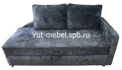 Тахта кровать " Мишель-2 " 900*1900 темно-серый блисс