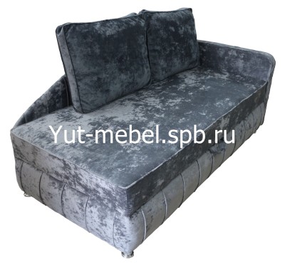 Тахта кровать " Мишель-2 " 900*1900 темно-серый блисс