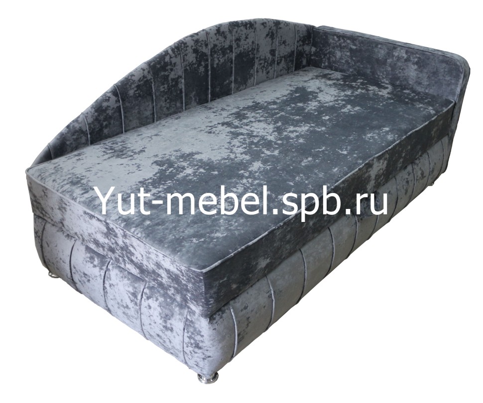 Тахта кровать " Мишель-2 " 900*1900 темно-серый блисс