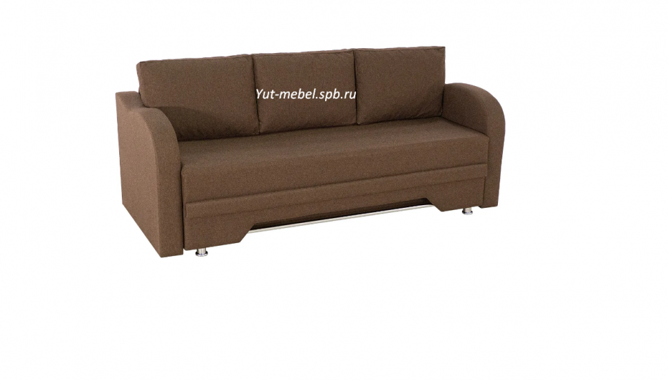 Еврософа "Барселона" рогожка коричневая