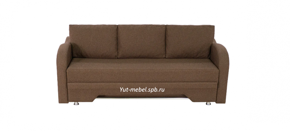 Еврософа "Барселона" рогожка коричневая