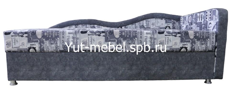 Тахта кровать " Марика 4 " 900*1900 серая королева