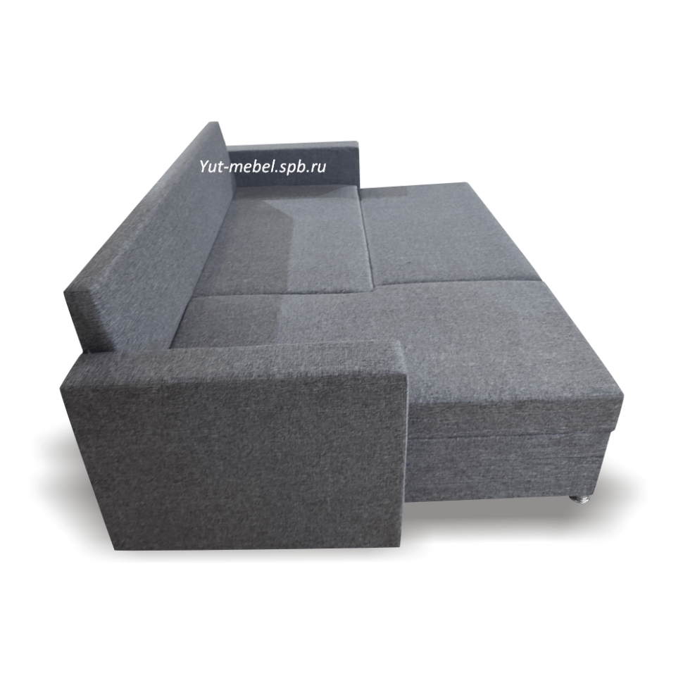 Угловой  диван  " Токио-2 "серая рогожка