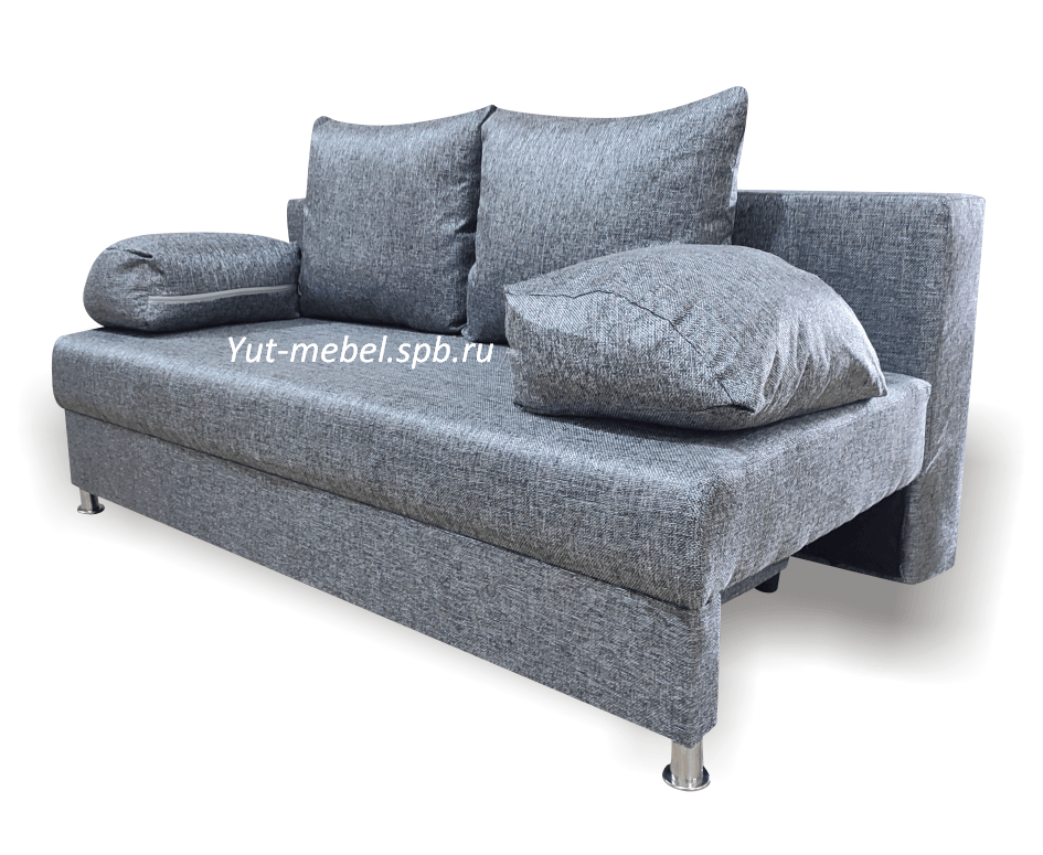 Еврософа  " Дели " темная рогожка