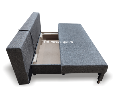 Еврософа  " Дели " темная рогожка