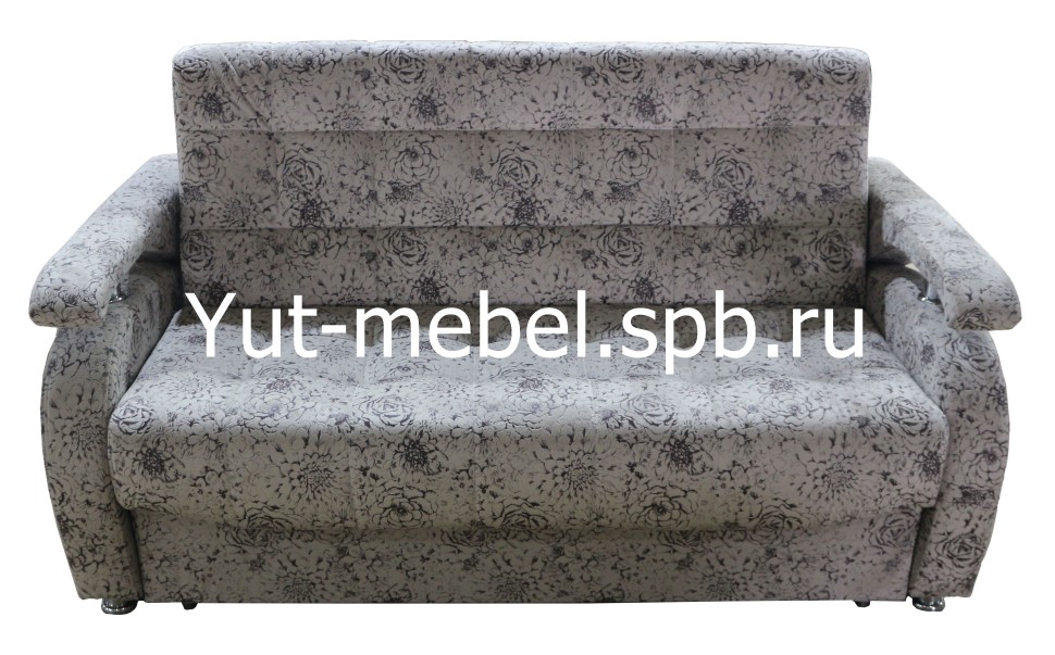Диван-кровать " Аккордеон-1 " 1400*1900 велюр пионы