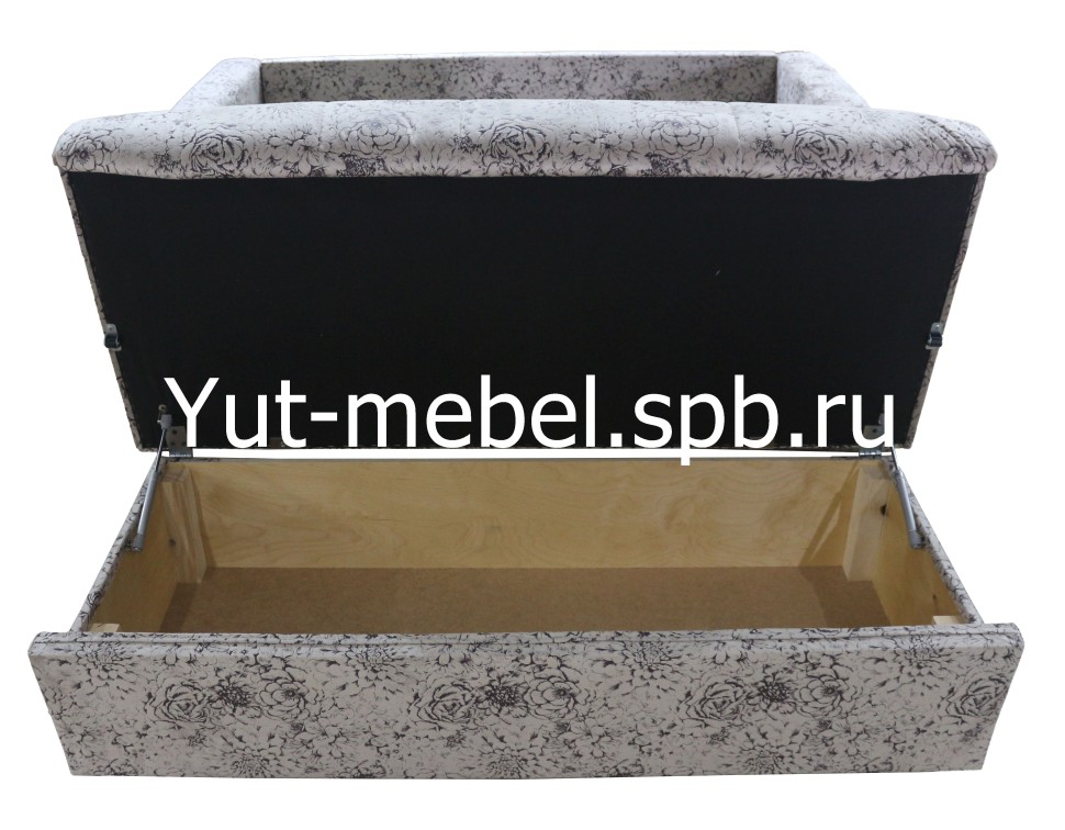 Диван-кровать " Аккордеон-1 " 1400*1900 велюр пионы