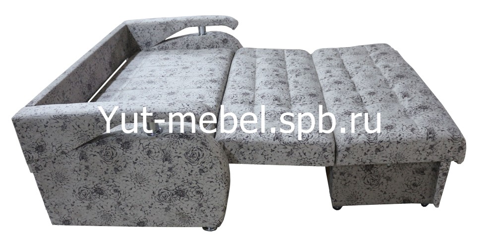 Диван-кровать " Аккордеон-1 " 1400*1900 велюр пионы