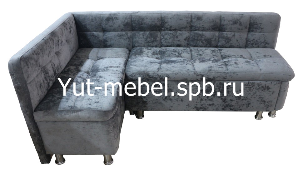 Кухонный уголок со спальным местом  серый блисс