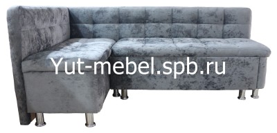 Кухонный уголок со спальным местом  серый блисс