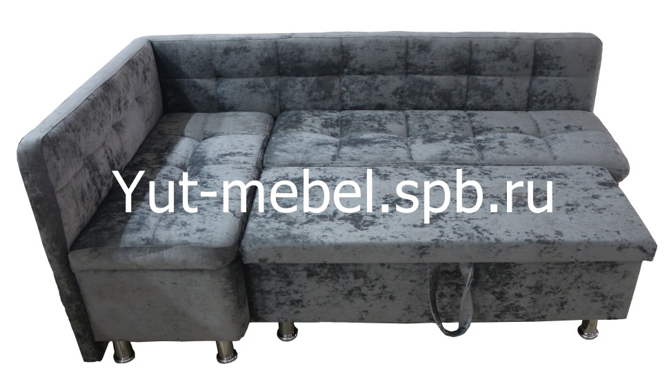 Кухонный уголок со спальным местом  серый блисс