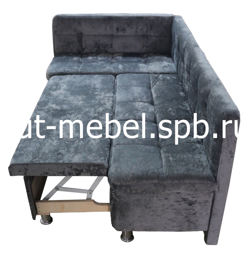 Кухонный уголок со спальным местом  серый блисс