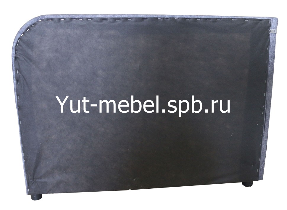 Угловая Тахта кровать " Глория " 900*1900 серая замша