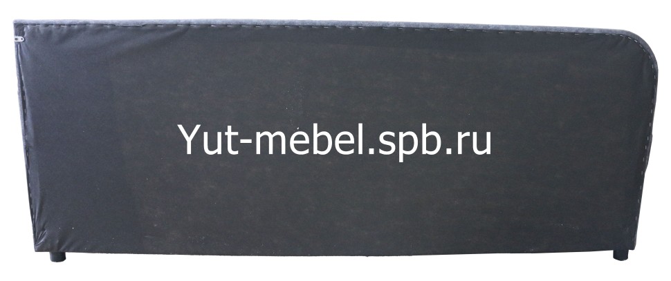 Угловая Тахта кровать " Глория " 900*1900 серая замша