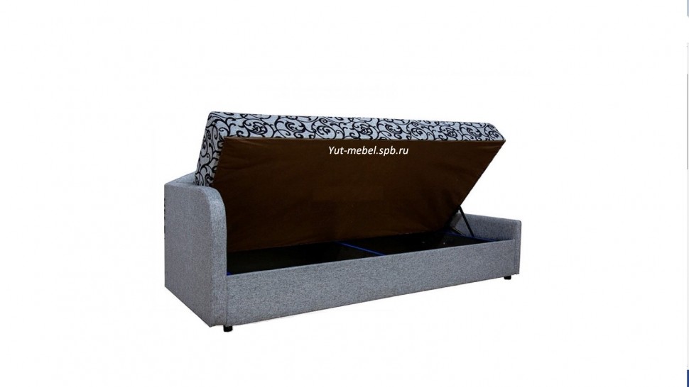 Тахта кровать " Марика 4П " серая рогожка