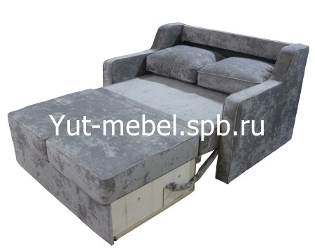 Комплект два кресло и диван-кровать " Венеция " серый блисс