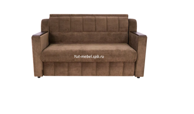 Диван выкатной " Лондон-2" 1400*1900  коричневый велюр
