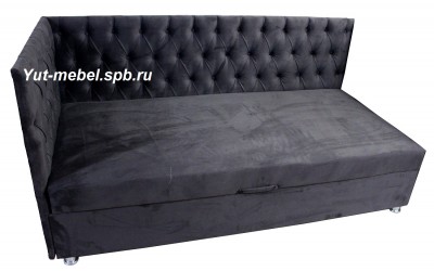 Тахта кровать " Ибица-3 "  коричневый велюр