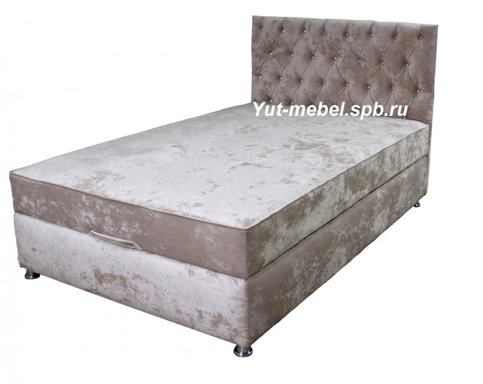 Тахта кровать " Ибица-2 " бежевый велюр