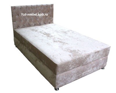 Тахта кровать " Ибица-2 " бежевый велюр