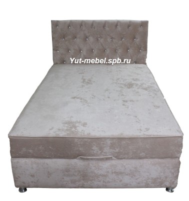 Тахта кровать " Ибица-2 " бежевый велюр