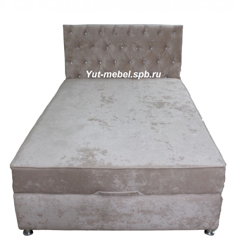 Тахта кровать " Ибица-2 " бежевый велюр
