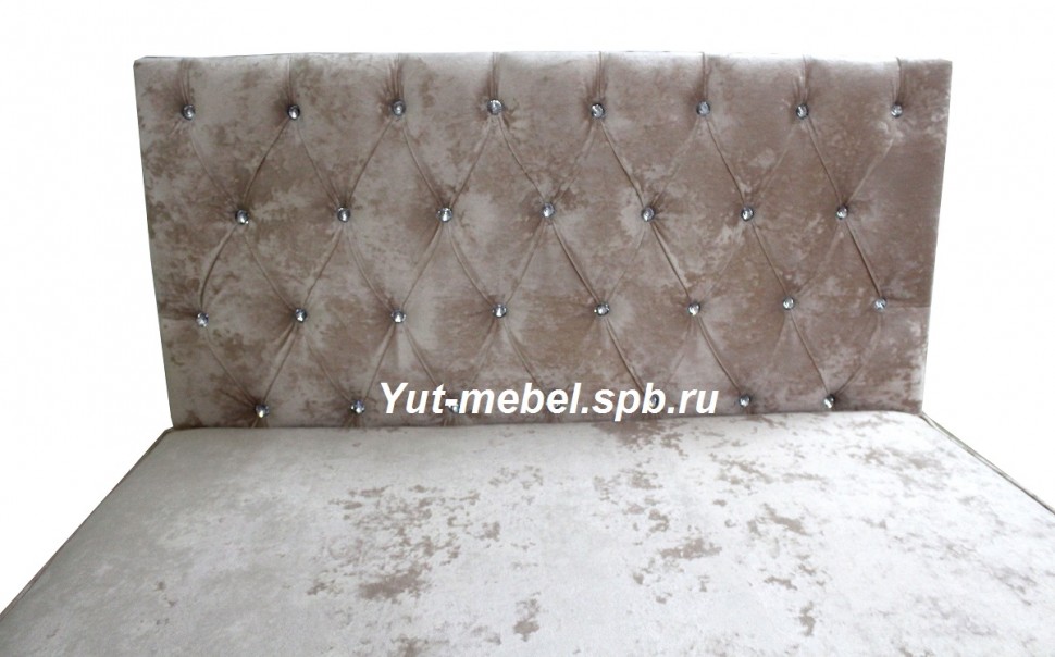 Тахта кровать " Ибица-2 " бежевый велюр