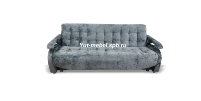 Диван-книжка " Бристоль " серый велюр