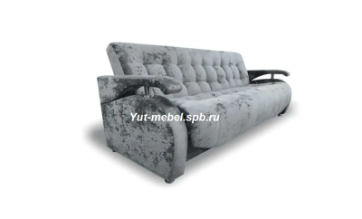 Диван-книжка " Бристоль " серый велюр